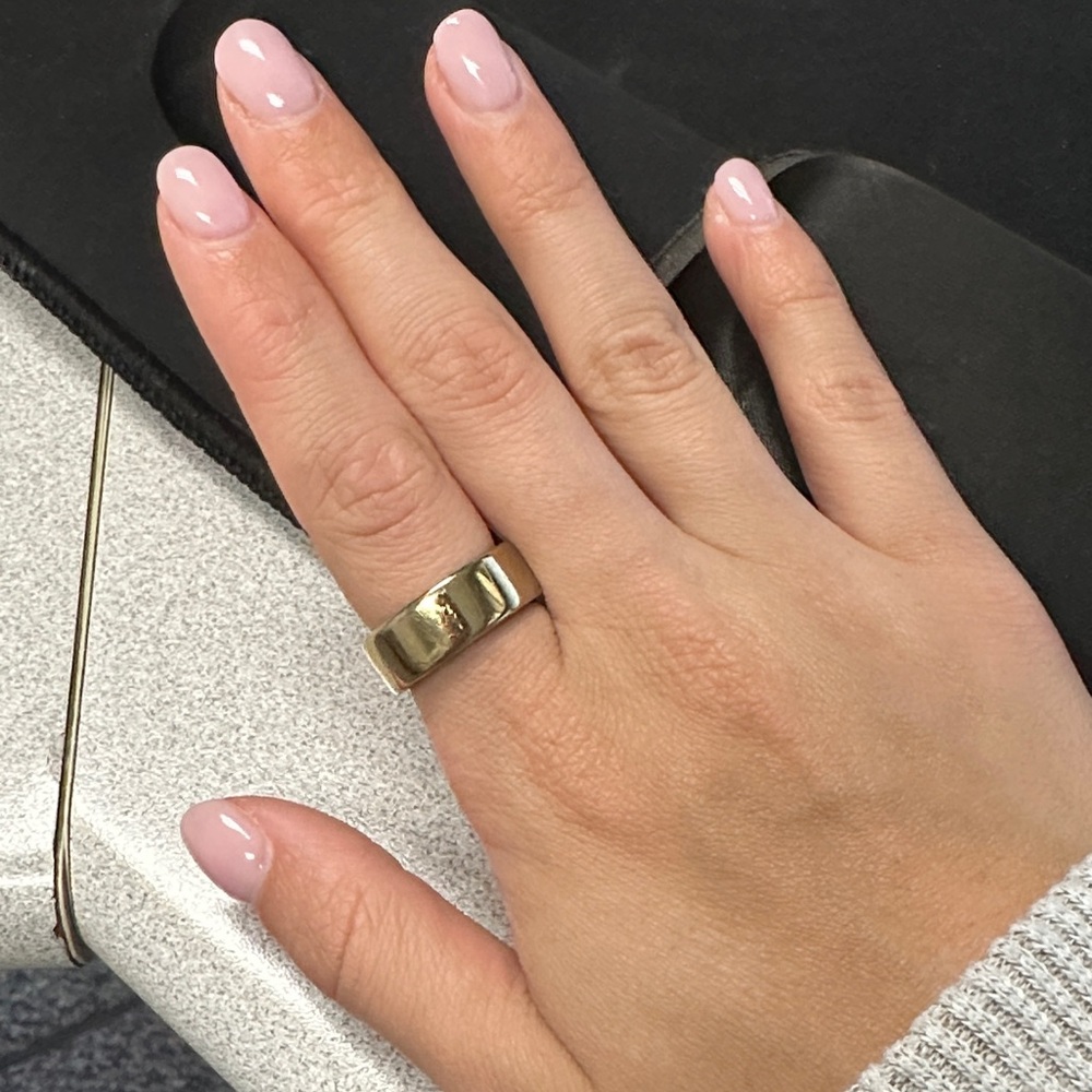 Oura Gold Statement Ring